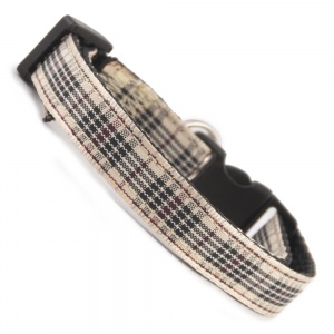 Blackberry Tartan Cat Collar Quick Release [Cat Kitten Collar]